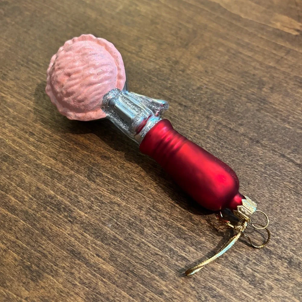 Sur Le Table Strawberry Ice Cream Scoop Ornament
